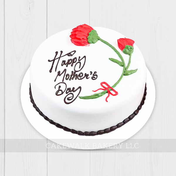 Happy Mother's Day Floral Cake