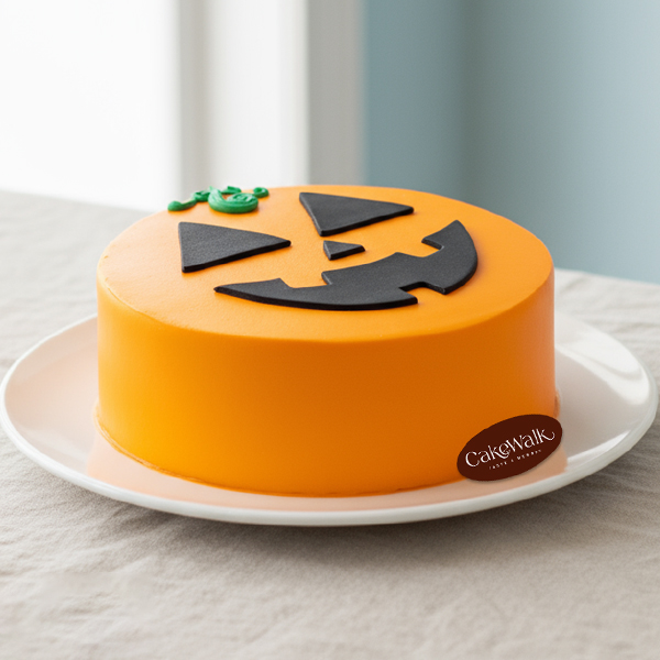 Pumpkin Halloween Buttercream Cake