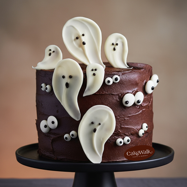 Ghost Halloween Cake