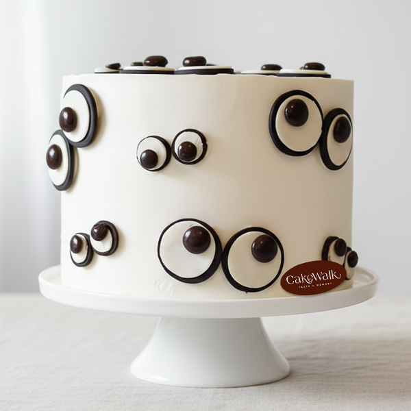 Ghost & Monster Eye Fondant Cake
