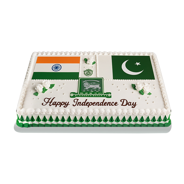 Pak Indian Independence day cake 1