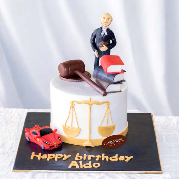 Lawyer Birthday Cake