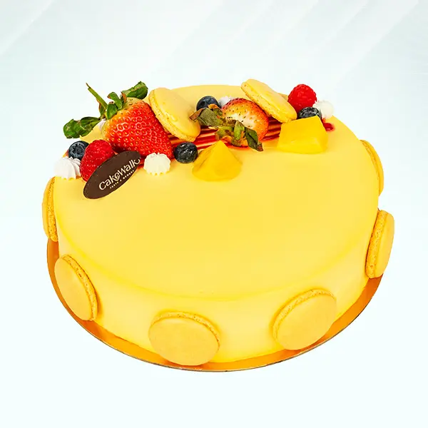 Mango Strawberry Cake
