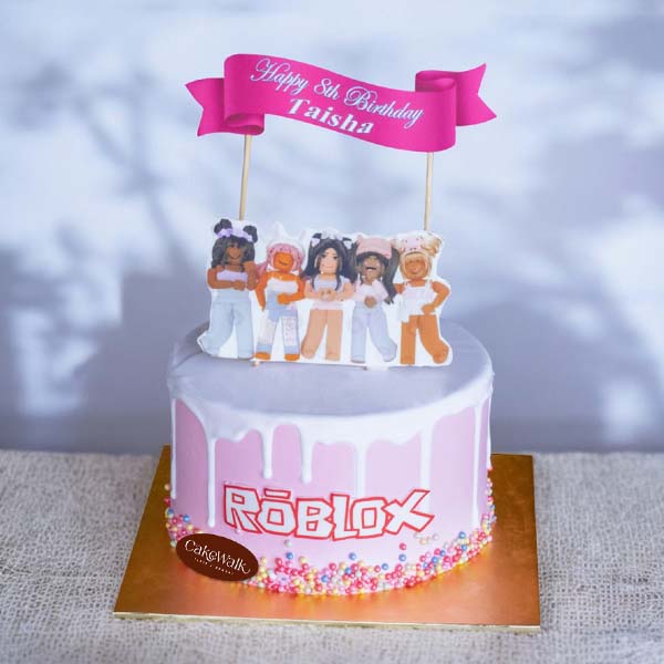 Roblox Girl Theme Cake 