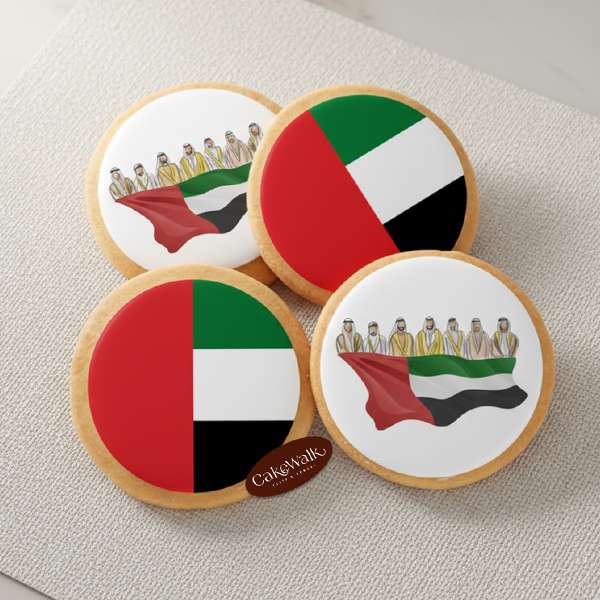 UAE National Flag Day Vanilla Cookies