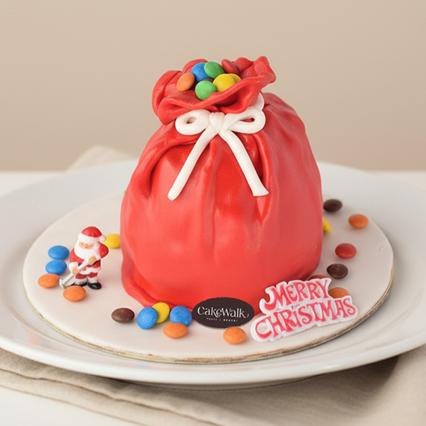 Santa Bag Novelty Plum Cake | Christmas Special Cake