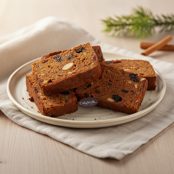 Single-Serve Rich Plum  Cake Slice