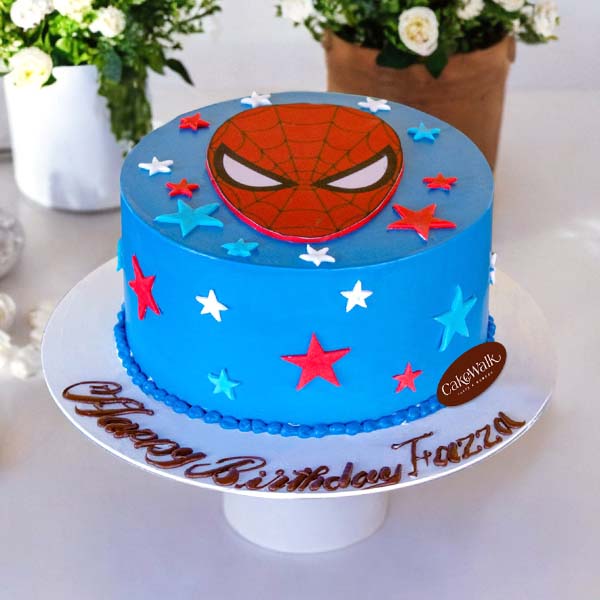 Spider Man Cake Blue