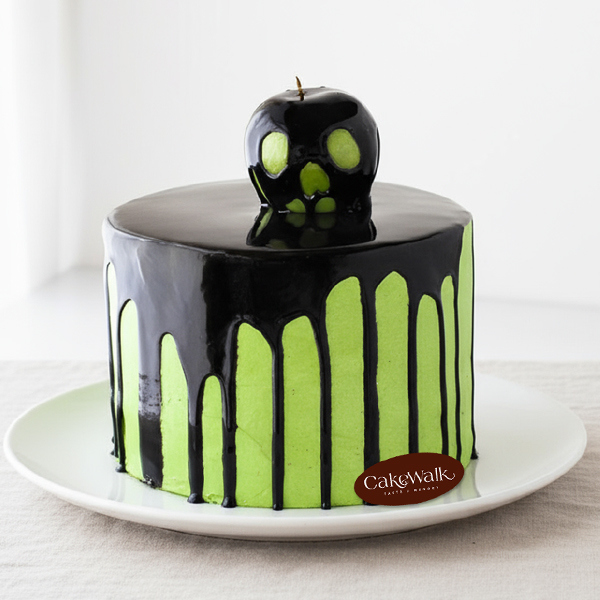 Spooky Apple Theme Cake - Halloween